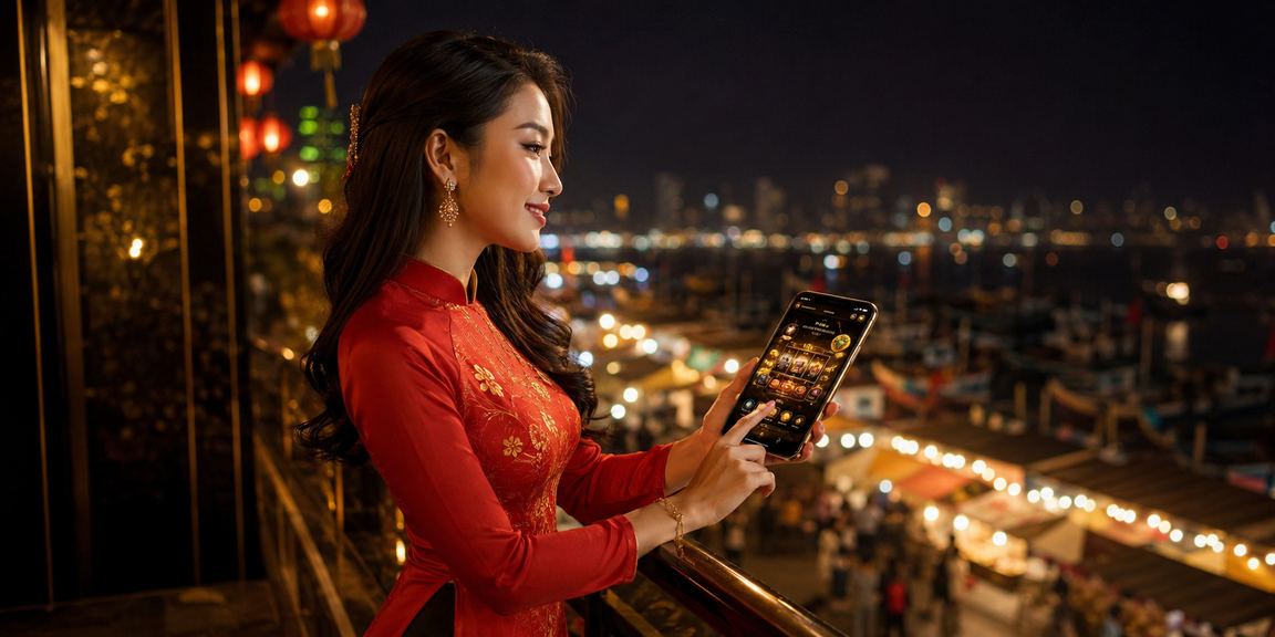 Người dùng VIP tại Mũi Né kiểm tra số dư và bonus cá cược trên điện thoại